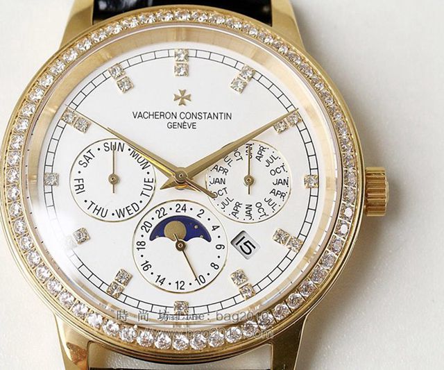vacheron Constantin手錶 時尚潮流男款 江詩丹頓傳襲系列 江詩丹頓高端男表 江詩丹頓機械表  hds1735